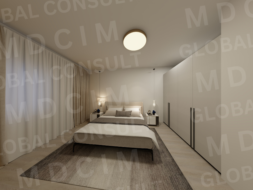 Randare bucatarie moderna – casa parter 134 mp