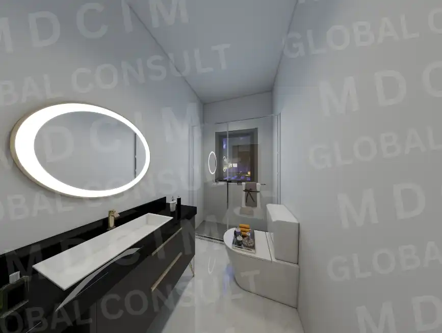 Randare baie en-suite – casa mare 134 mp