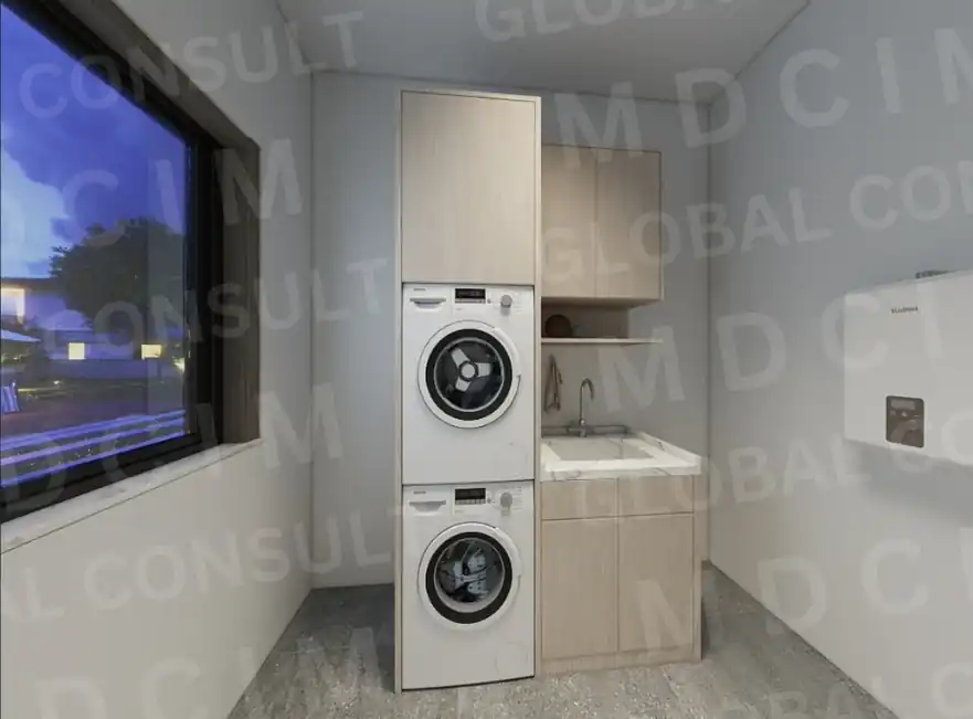 Randare living cu bucatarie – proiect casa mica ieftina