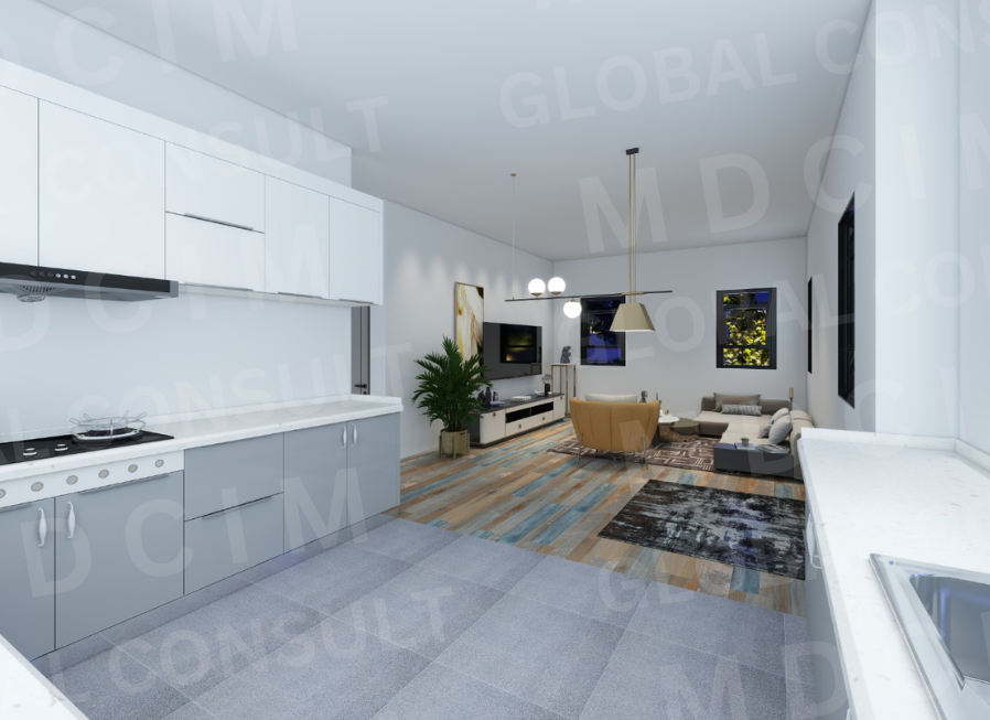 Randare dormitor – casa mica ieftina cu 1 dormitor