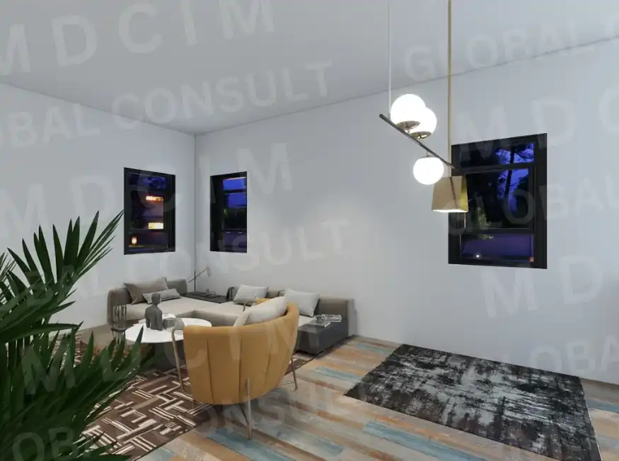 Randare baie moderna – proiect casa mica parter